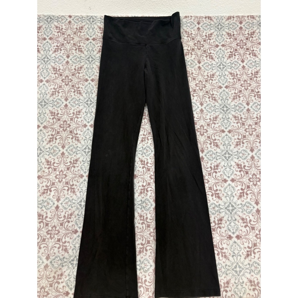 Victorias Secret VS Yoga Pants Black High Waisted Flare Leggings Medium